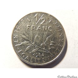 50 centimes Semeuse 1984