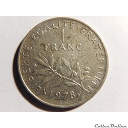 1 franc semeuse 1978