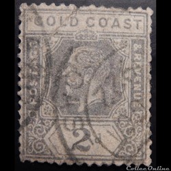 Côte d'or 00058 roi Edward VII 2d de 1909