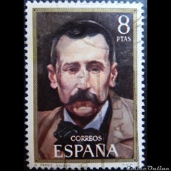 Espagne 01684 Benito Pérez Galdos 8Ptas de 1971