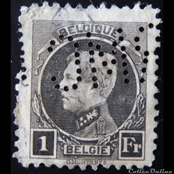 Belgique 00214 roi Albert I 1F de 1922