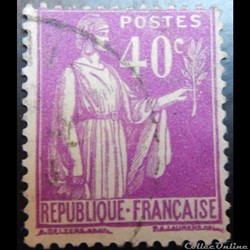 00281 Type Paix 2ème série 40cts lilas