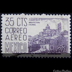 Mexique PA0183F Eglise Santa Prisca, Taxco 35c de 1953