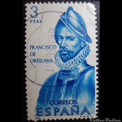 Espagne 01344 Francisco de Orellana 3Ptas de 1965