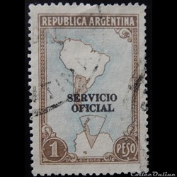 Argentine S0348 carte 1p de 1956