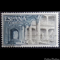 Espagne 01349 monastère de Yuste 1Ptas de 1965