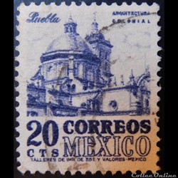 Mexique 00631 cathédrale de Puebla 20c de 1950