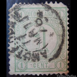 Pays-Bas 00031A chiffre 1c de 1876