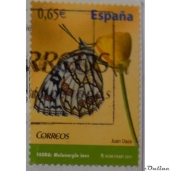 Espagne 04279 papillon Echiquier des Almoravides 0.65€ de 2011