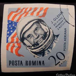 Roumanie PA0201 John Glenn 20 bani de 1964
