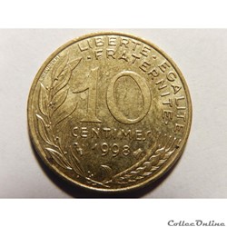 10 centimes Marianne 1998