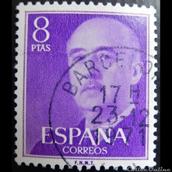 Espagne 00868A général Francisco Franco 8Ptas de 1956