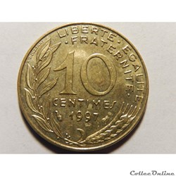 10 centimes Marianne 1997