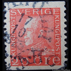 Suède 00132 roi Gustave V 20öre de 1922