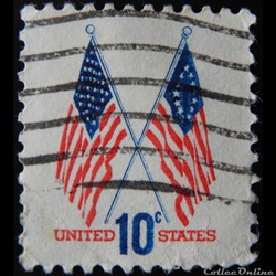 Etats Unis 01009 drapeau 10c de 1973