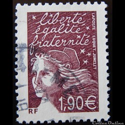 03575 Marianne de Luquet 1,90 € brun rouge