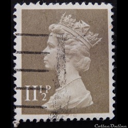 Royaume-Uni 00966 reine Elisabeth II 11 1/2p de 1981