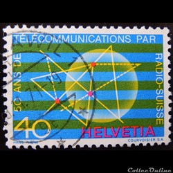 Suisse 00885 Radio-Suisse 40cts de 1971