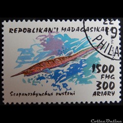 Madagascar 01285 requin-Lutin 1500F de 1993