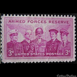 Etats Unis 00594 Corps militaire Américain 3c de 1955