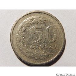 Pologne, 50 groszy de 1992