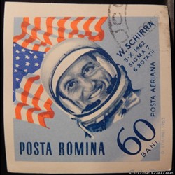 Roumanie PA0205 Walter Schirra 60 bani de 1964