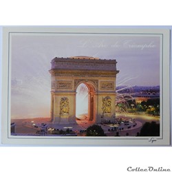 CP de Paris, l'Arc de Triomphe