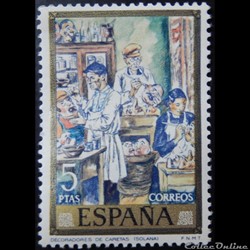 Espagne 01735 peinture de José Gutiérrez Solana 5Ptas de 1972