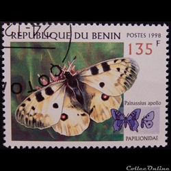 Bénin 00856 papillon Apollon 135f de 1998