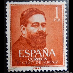 Espagne 00998 Isaac Albéniz 1Pta de 1960