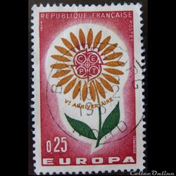 01430 EUROPA C.E.P.T. Vème anniversaire 0,25F