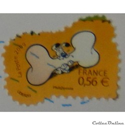 04429 Idéfix avec un os énorme 0,56 € de 2009