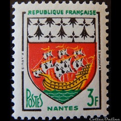 01185 Blason de Nantes 3F