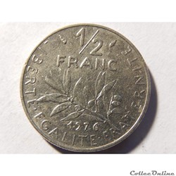 50 centimes Semeuse 1976
