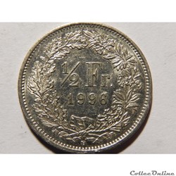 Suisse, 50 centimes 1996