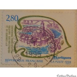 02885 congrès de philatélie de Martigues 2F80 de 1994