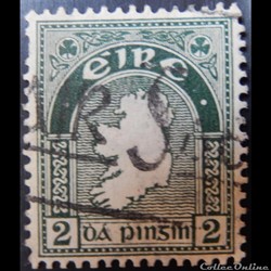 Irlande 00043 carte 2 penny de 1922