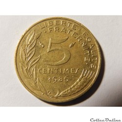 5 centimes Marianne 1986