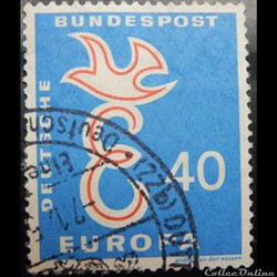 Allemagne RFA 00165 Europa CEPT 40pf de 1958