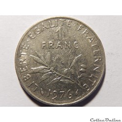 1 franc semeuse 1976
