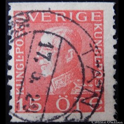 Suède 00196 roi Gustave V 15öre de 1928