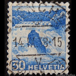 Suisse 00295 Chutes du Rhin près de Schaffhausen 30cts de 1936