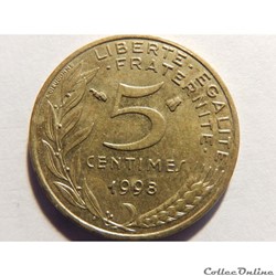 5 centimes Marianne 1998
