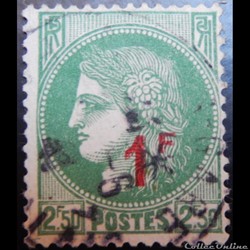 00488 Cérès 1F sur 2F50 vert