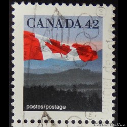 Canada 01222 drapeau 42c de 1991