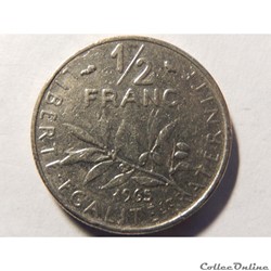 50 centimes Semeuse 1965