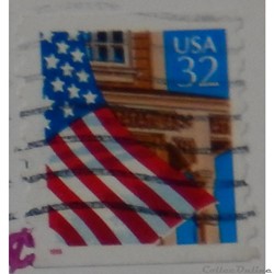 Etats Unis 02338 drapeau 32c de 1995