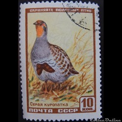 URSS 01903C Perdrix grise 10 k de 1957
