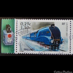 03411 Les légendes du rail Mallard 0,23 € - 1F50
