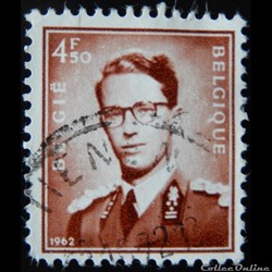 Belgique 01068A roi Baudouin 4F50 de 1962